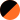 Svart/oransje
