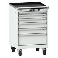 Mobil verktøyskap 27x27E, 564 x 572 x 890 mm, 6 skuffer - Lista