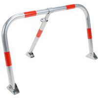 Parkeringsbarriere – sølvgrå