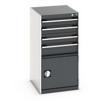 Verkstedskap med skuffer Cubio SL-5610-4 – Bott