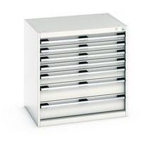 Skap med skuffer - 800x800x650mm - Bott