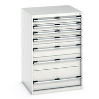 Skap med skuffer Cubio – 1200x800x750 mm – Bott