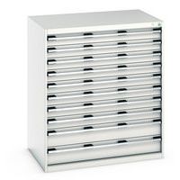 Skap med skuffer Cubio - 1200x1050x750 mm - Bott