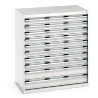 Skap med skuffer Cubio – 1200x1050x650 mm – Bott