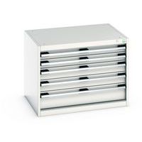 Skap med skuffer Cubio – 600x800x650 mm – Bott