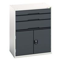 Skap med skuffer Verso – 1000 mm – 3 skuffer – Bott