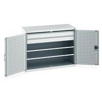 Kombinert skap for kraftig bruk Cubio 1300x650x1000 mm – Bott