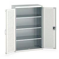 Skap Cubio med perforerte dører - høyde 1600 mm - Bott