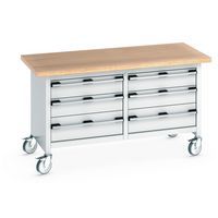 Mobil monoblokk arbeidsbenk med skuffer – Bott