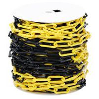 Plastkjetting svart gul rull - Novap