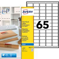 Mini gjennomsiktig etikett 38,1 x 21,2 mm - Blekkstråletrykking - Avery