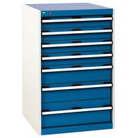 Cubio-skap med perforert dør 650x650x1600 mm – Bott