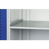Galvanisert hylle Cubio for skap – Bott