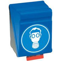 boîte maxi masque respiratoire bleu