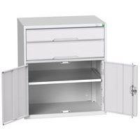 Skap med skuffer Verso – 900 mm – 2 skuffer – Bott