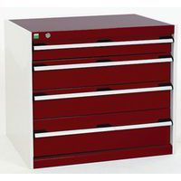 Verkstedskap med skuffer cubio SL-877-4.1 – Bott