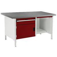 Cubio linoleumsarbeidsbenk – 1 dør – 1 skuff – L1500 mm – Bott
