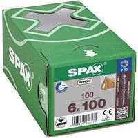 Eske med 100 treskruer sylindrisk hode TX Ø 6 mm - Spax