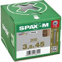 Eske med 200 universalskruer, forsenket hode, for MDF-plate - Spax