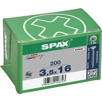 Eske med 200 universalskruer T-Star Plus forsenket hode TX Ø - Spax