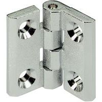Firkantet hengsel 180° – Zamak – kromfinish