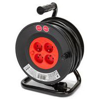 Kabeltrommel hobby, 4 stikkontakter, H05VV-F3G1.5MM2 - Velamp