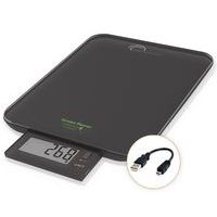Brev- og pakkevekt 10 kg/1g med oppladbart batteri - Lb Office