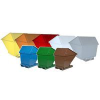 Tippcontainer med lokk 130-2050 liter