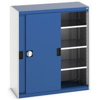 Cubio-skap med glassdører H1000 mm – Bott