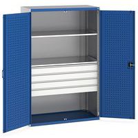 Kombinert skap Cubio kraftig 1300x650x2000 mm – Bott
