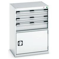 Verkstedskap med skuffer Cubio SL-659-4.1 – Bott