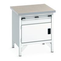 Cubio linoleumsarbeidsbenk – 1 dør – 1 skuff – L750 mm – Bott