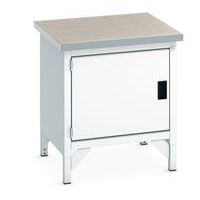 Cubio linoleums arbeidsbenk – 1 dør – L750 mm – Bott