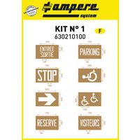 Sett med sjablonger nr. 1 – Ampere - Ampere System