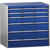 Skuffeskap SL-10710-6.4 med 6 skuffer for tung last_Bott