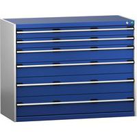 Skap med skuffer SL-13610-6.2 med 6 skuffer for tung last – Bott