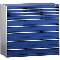 Skap med skuffer SL-13612-8.2 med 8 skuffer for tung last – Bott