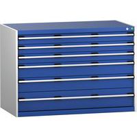 Skuffeskap SL-1379-6.2 med 6 skuffer for tung last - Bott