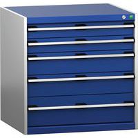 Skap med skuffer SL-878-5.2 med 5 skuffer for tung last – Bott