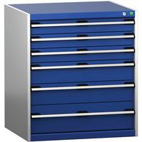 Skap med skuffer SL-879-6.4 med 6 skuffer for tung last – Bott