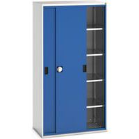 Skap Verso med skyvedører og 4 hyller 1050x550x2000 – Bott