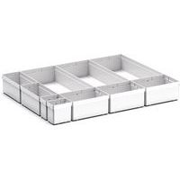 Oppbevaringsbokser for Cubio EKK-65100 skuff, 10 rom – Bott