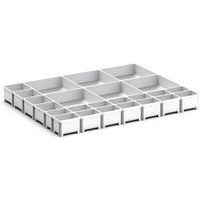 Oppbevaringsbokser for skuff Cubio EKK-6575, 24 rom – Bott