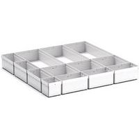 Oppbevaringshyller for Cubio EKK-66100 skuff, 13 rom – Bott