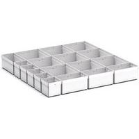 Oppbevaringsbokser for Cubio EKK-66100 skuff, 18 rom – Bott