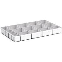 Oppbevaringshyller for Cubio EKK-85100 skuff, 17 rom – Bott