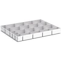 Oppbevaringsbokser for Cubio EKK-86100 skuff, 21 rom – Bott