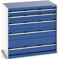 Skap med skuffer SL-10610-5.2 med 5 skuffer for tung last – Bott