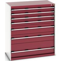 Skap med skuffer SL-10612-7.2 med 7 skuffer for tung last – Bott