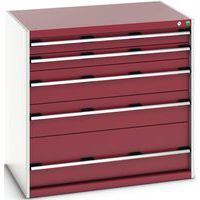 Skap med skuffer SL-10710-5.2 med 5 skuffer for tung last – Bott